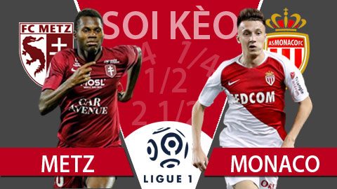 TỶ LỆ và dự đoán kết quả Metz - Monaco